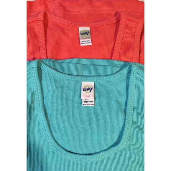 4 Girls Med Ribbed Tank Tops - Picture 3 of 3